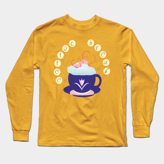 Coffee and cream Long Sleeve T-Shirt by Evgeniya